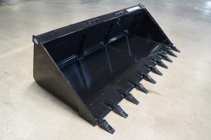 Blue Diamond Attachments - 78” Low Profile Severe Duty Long Bottom Bucket - Tooth